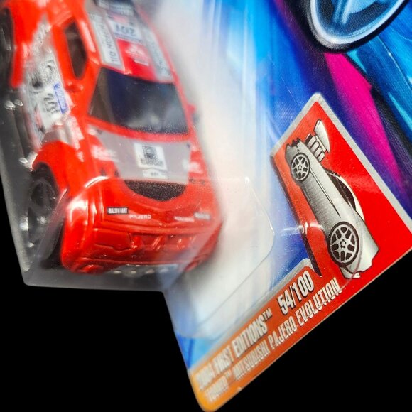 🆕️  HOT WHEELS 2004 First Editions Tooned Mitsubishi Pajero Evolution - Picture 5 of 6